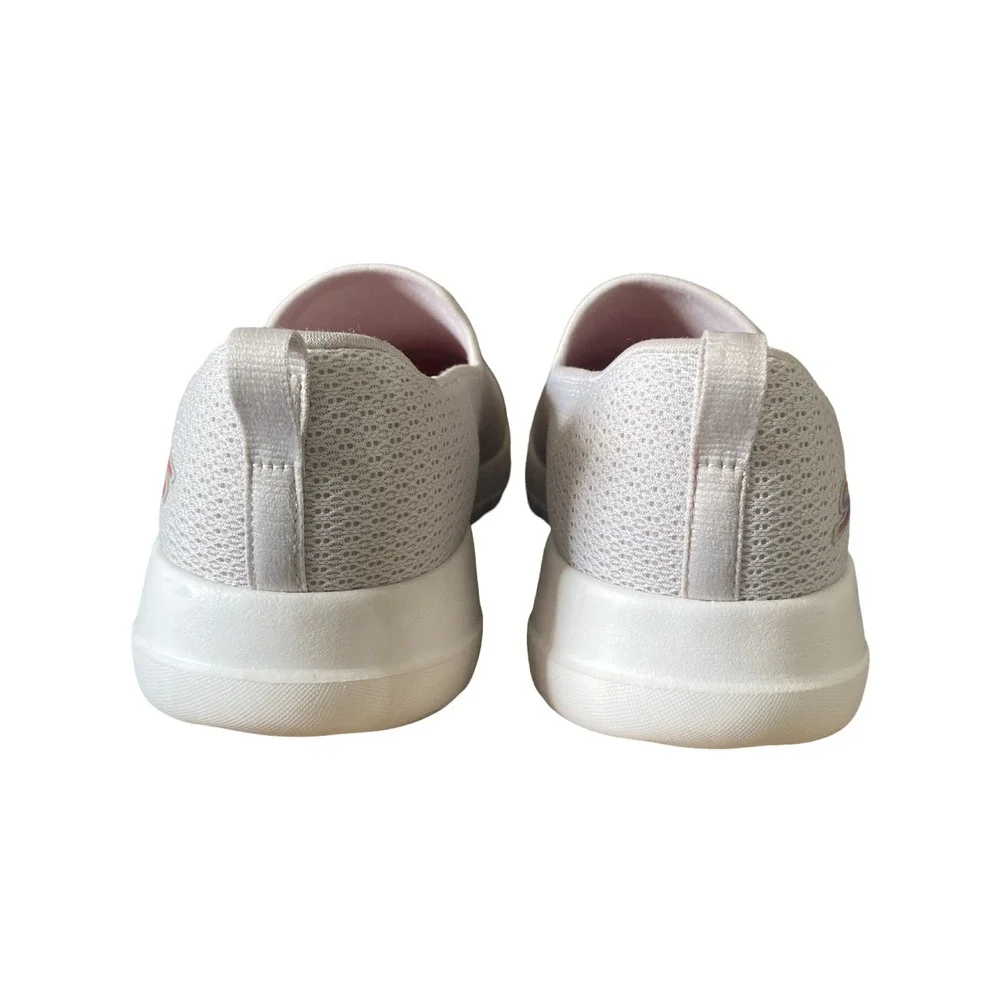 Skechers Go Walk Joy Women 8.5 Natural Mesh Slip On Sneakers 124637 NAT Walking